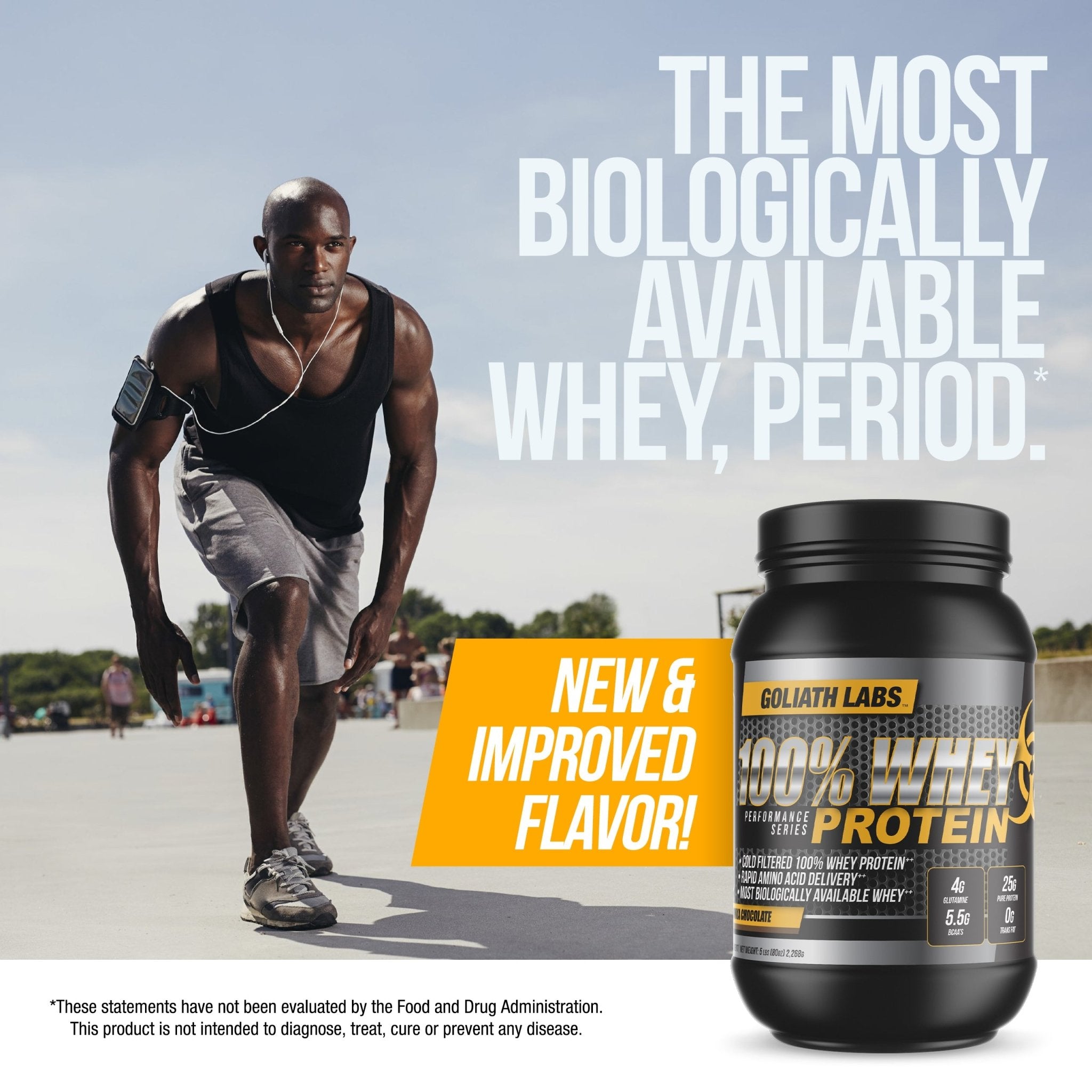 2 x 5 lbs 100% Whey Protein & T-Shirt Combo - Goliath Labs™