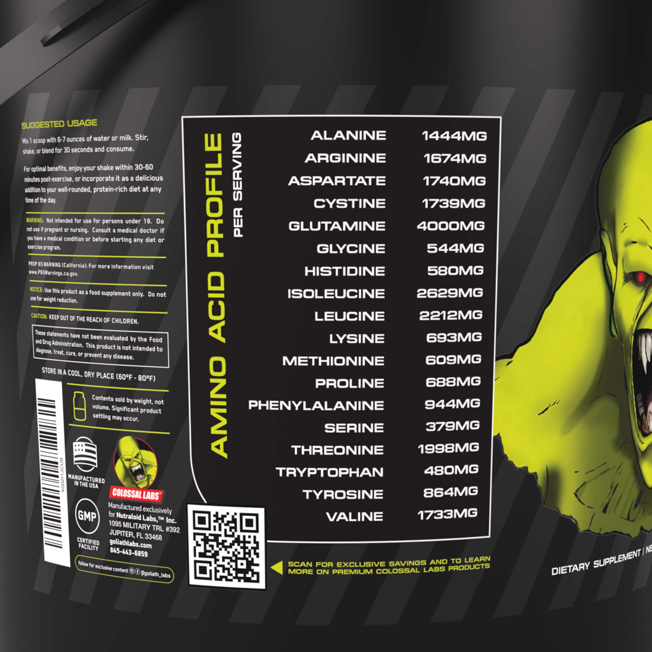 Whey Protein Powder Bucket