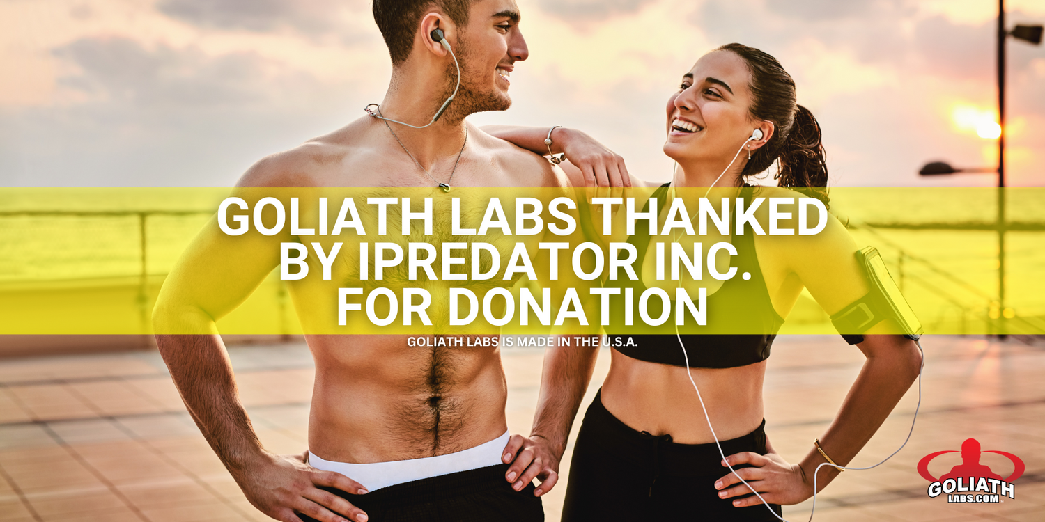 Goliath Labs Thanked by iPredator Inc. for Donation