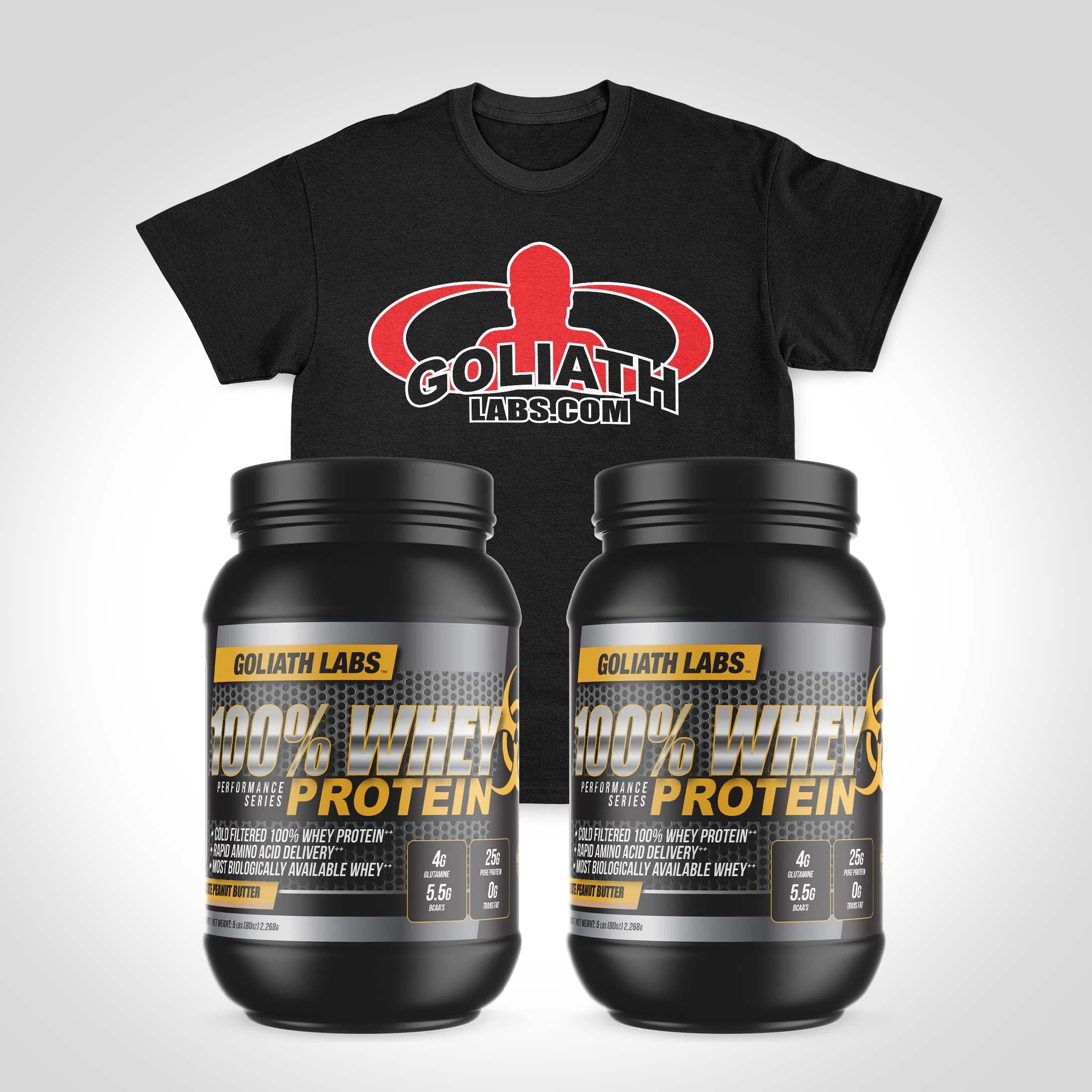 100% Whey Protein & T-Shirt