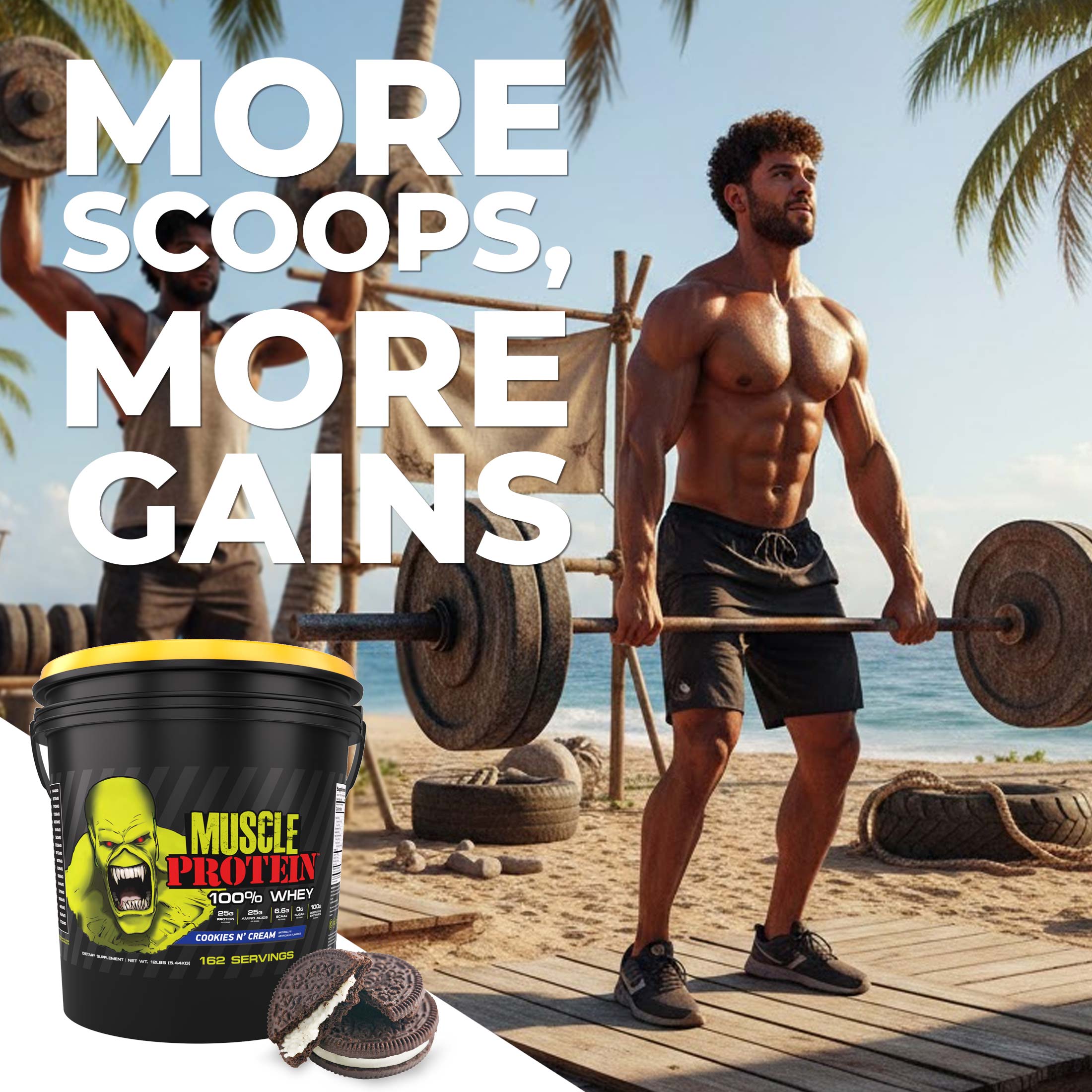 Whey Protein Powder Bucket