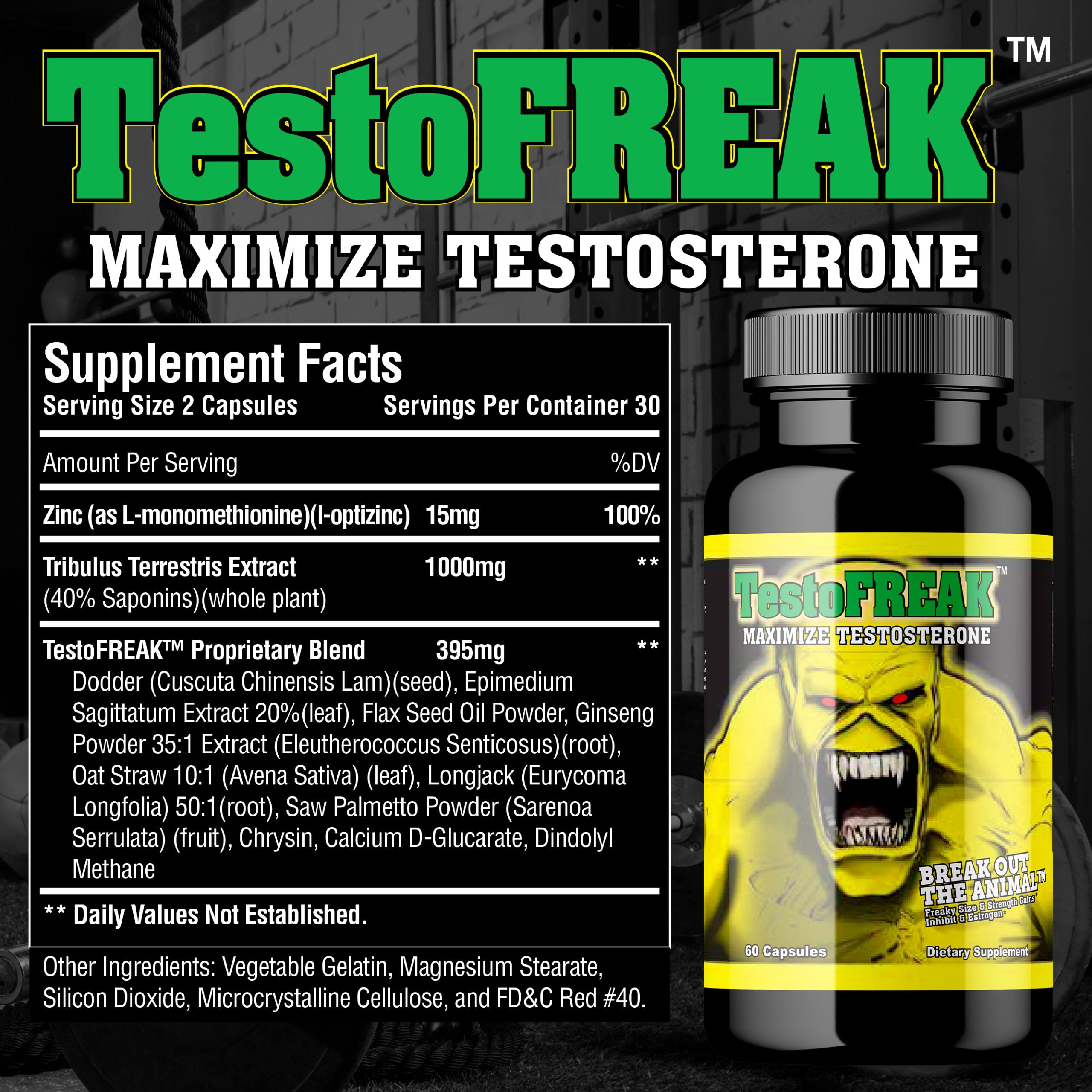 5 lbs Muscle Protein & TestoFreak Combo